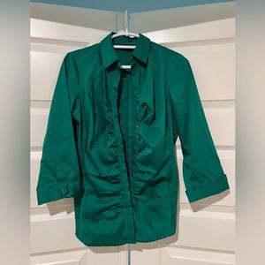 Green Button Down Women’s Shirt